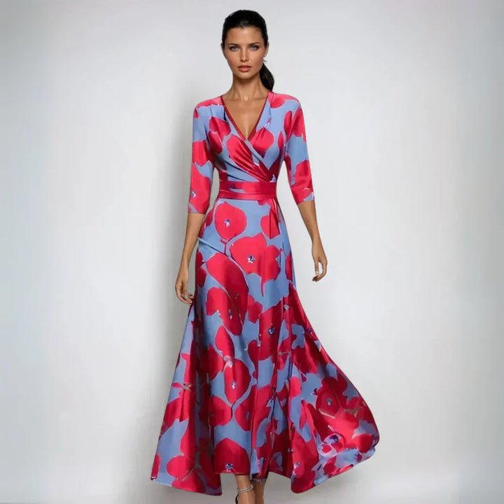 Emily | Stylish Floral Tie Dress