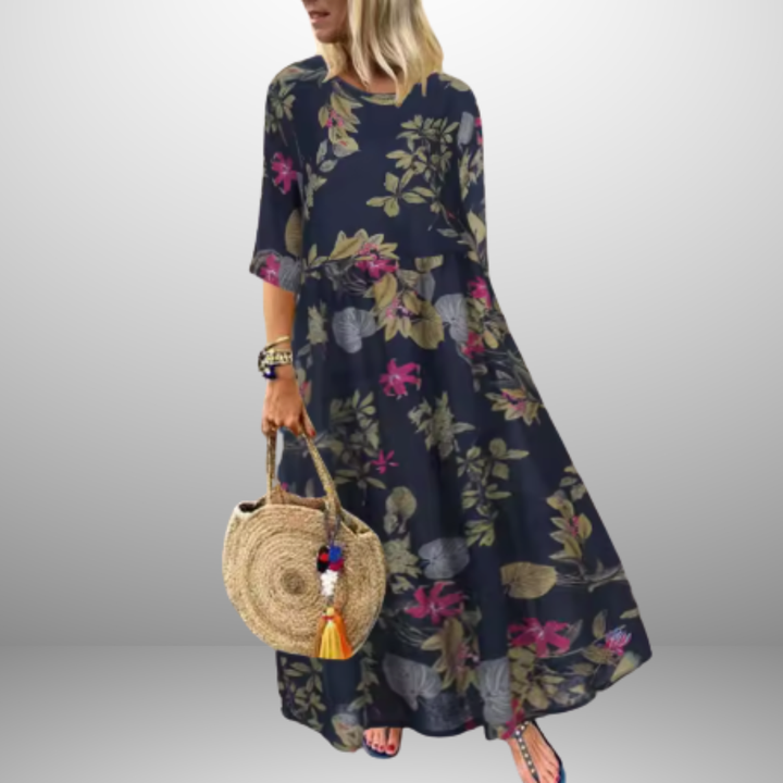 Elowen | Relaxed Tummy Covering Maxi Dress