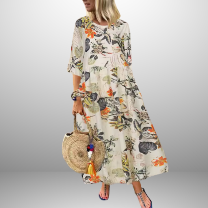 Elowen | Relaxed Tummy Covering Maxi Dress