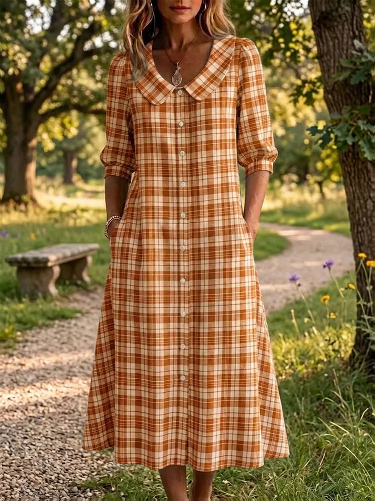 Rosalie | Vintage Charm Midi Dress