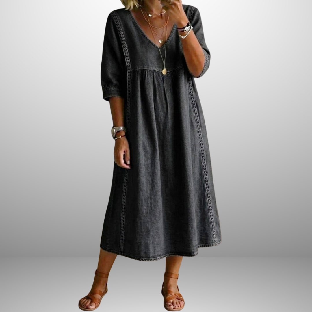 Clara | Soft Denim Dress