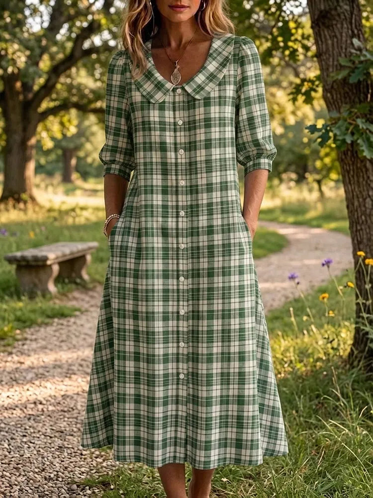 Rosalie | Vintage Charm Midi Dress
